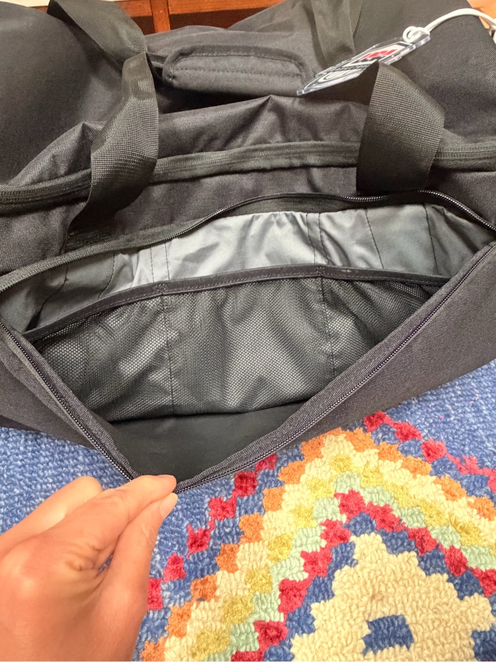 Nike OLYMPIC WNBA Team USA Basketball Hoops Elite Black Duffle Bag Kelsey Plum - Picture 6 of 12